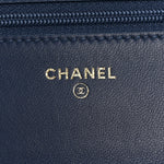Snakeskin Wallet On Chain WOC Blue