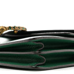 Dollar Calfskin Crystal Small Dionysus Shoulder Bag Emerald
