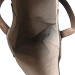 Suede Calfskin Frida Tote Brown
