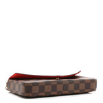 Damier Ebene Pochette Felicie Chain Wallet