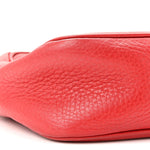 Pebbled Calfskin Small Soho Disco Bag Tabasco Red