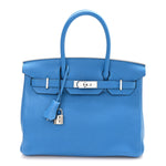 Togo BIRKIN 30 Bleu Zanzibar