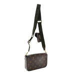 Monogram Felicie Strap & Go Kaki