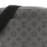 Calfskin Monogram Shadow Trio Messenger Anthracite Gray