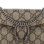 GG Supreme Monogram Super Mini Dionysus Shoulder Bag Taupe