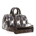 PVC Monogram Chess Keepall Bandouliere 25