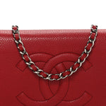 Caviar Timeless CC Wallet on Chain WOC Red