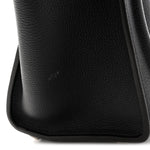 Drummed Calfskin Micro Luggage Black
