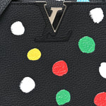 LV X YK Taurillon Capucines MM Black