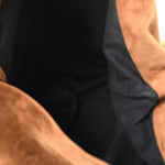 Suede Amalia Hobo Caramel Cognac