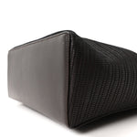 Ox Calfskin Woven Extra Bag L27  Colour Pecora Nera