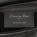 Grained Calfskin Saddle Bag Black