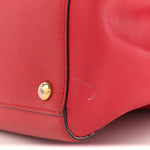Vitello Elite Flamingo Regular 2Jours Tote Rosso Fiamma