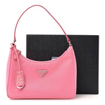 Re-Nylon Saffiano Mini Re-Edition 2005 Bag Begonia