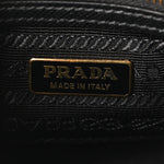 Saffiano Lux Mini Boston Crossbody Bag Black