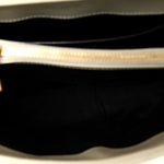 Calfskin Y Quilted Monogram Small Loulou Chain Satchel Blanc Vintage