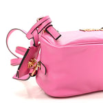 Lambskin Tag Bowling Bag Pink