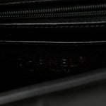 Lambskin Resin Crystal Square Quilted Mini Monacoco Flap Black