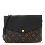 Monogram Twice Pochette Black