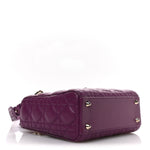 Lambskin Cannage Small My ABCDior Lady Dior Purple