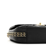 Caviar Quilted Small CC You Flap Black