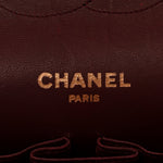 Lambskin Quilted Medium Double Flap Bijoux Chain Black