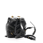 Nappa Chevron Matelasse GG Marmont Backpack Black