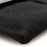 GG Monogram Double Pocket Belt Bag Black