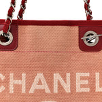 Canvas Mini Deauville Tote Red