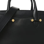 Hammered Calfskin Today Satchel Black