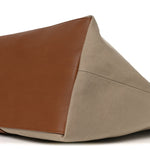Canvas Calfskin Y Tote Desert Dust Brick