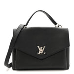 Soft Calfskin My Lockme Top Handle Black