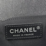Caviar Quilted Medium Boy Flap Black