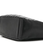 Caviar Quilted Petit Shopping Tote PST Black