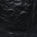 Shiny Calfskin Quilted Chanel 22 Backpack So Black