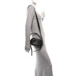 Primal Lambskin Mini Ricco Shoulder Bag Black