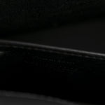 Calfskin Medium Heart Bolts Monogram Kate Satchel Black
