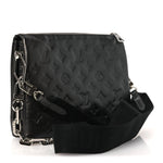 Lambskin Embossed Monogram Coussin PM Anthracite