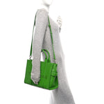 Grained Calfskin Medium The Tote Bag Kiwi