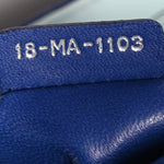 Lambskin Cannage Medium Miss Dior Flap Blue