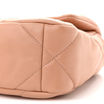 Lambskin Quilted Medium Chanel 19 Flap Beige