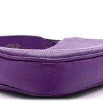 Goatskin Mini Aphrodite Shoulder Bag Shine Purple