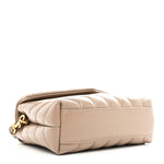 Calfskin Y Quilted Monogram Toy Loulou Crossbody Bag Dark Beige