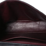 Lambskin Quilted Maxi Single Flap Black