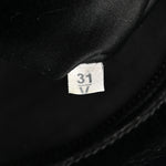 Vitello Shine Crystal Shoulder Bag Black