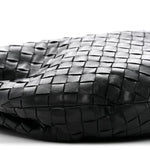Nappa Intrecciato Small Jodie Hobo Black