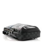 Damier Graphite World Map Avenue Sling Backpack