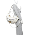Marsupio Nylon Quilted Piumino 2 Belt Bag White