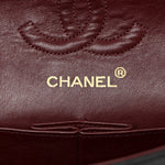 Lambskin Quilted Small Double Flap Black