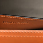 Calfskin Web Small Diana Tote Bag Cuir Yellow Fluo